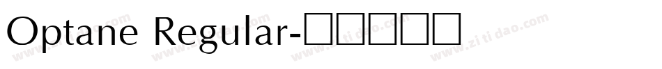 Optane Regular字体转换